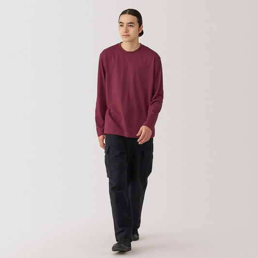 Jersey Crewneck Long Sleeve T-Shirt