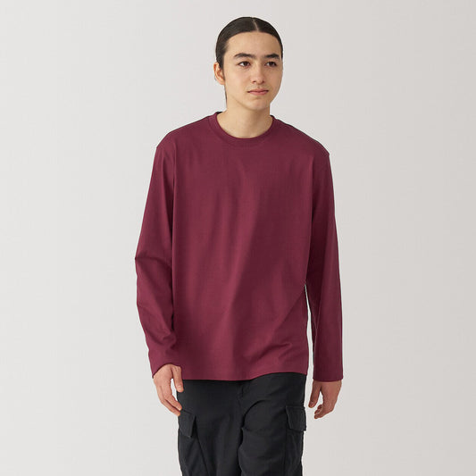 Jersey Crewneck Long Sleeve T-Shirt
