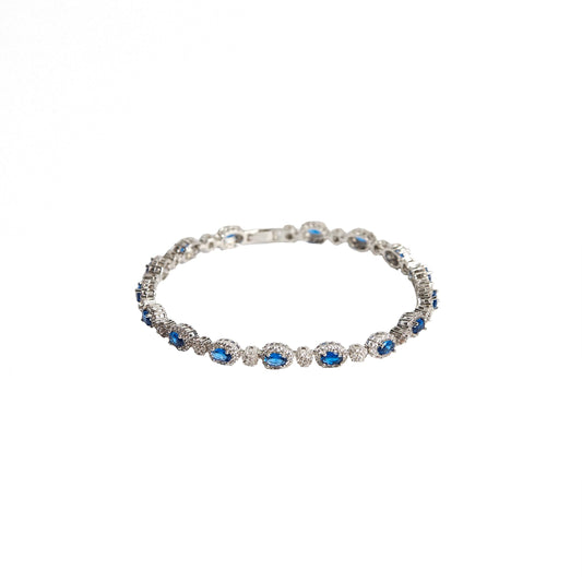 THE SAPPHIRE OVAL TENNIS BRACELET
